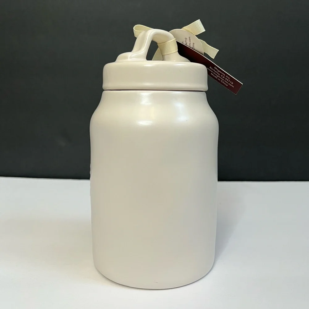 NWT Rae Dunn Give Thanks Cream Canister